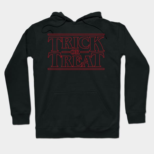 Trick or Treat Halloween Stranger Things Hoodie by RetroReview